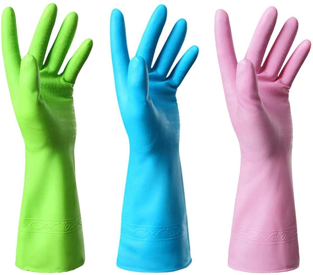 dishwashing gloves
